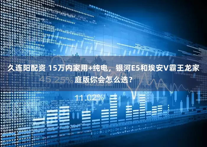 久连阳配资 15万内家用+纯电，银河E5和埃安V霸王龙家庭版你会怎么选？